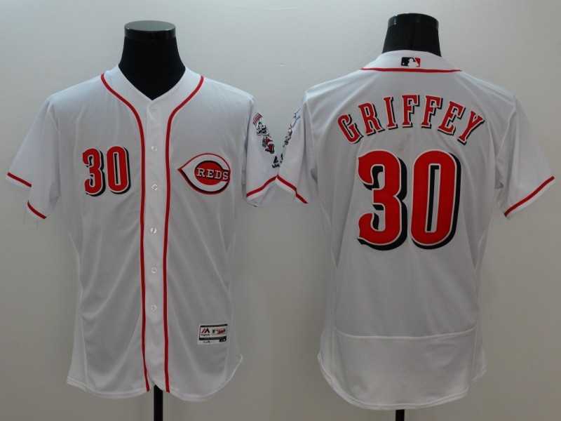 Cincinnati Reds #30 Ken Griffey White 2016 Flexbase Authentic Collection Stitched Jersey,We sell and wholesale Cincinnati Reds #30 Ken Griffey White 2016 Flexbase Authentic Collection Stitched Jersey on line form chian!
